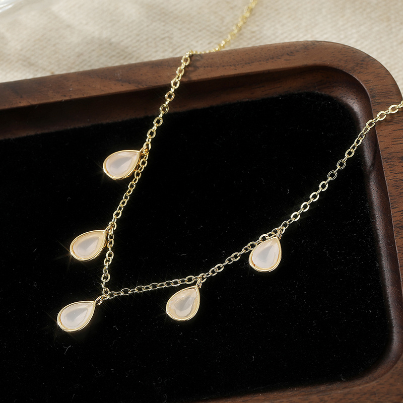Women's Elegant Mexican Style Waterdrop Chain Necklace